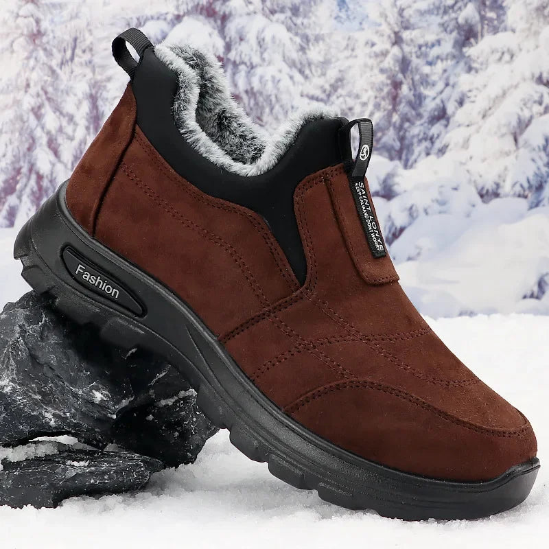 Scarpe Invernali Da Uomo In Cotone Con Velluto E Isolamento Spesso Scarpe Da Lavoro Da Uomo