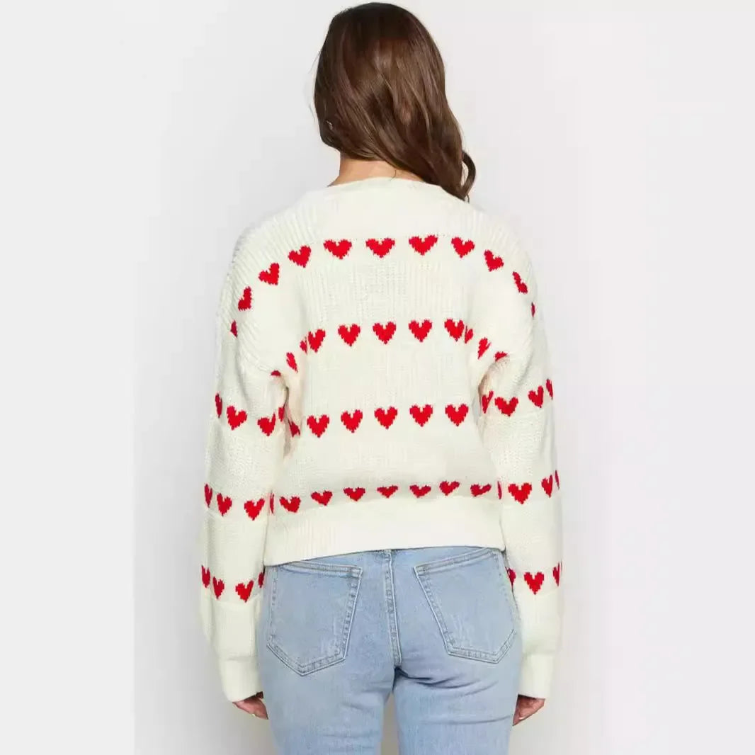 Maglioni Lavorati A Maglia Per Donne In Due Colori Jacquard Collo Rotondo Pullover Trend 2026 Nuovi