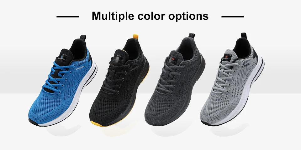 Baasploa Scarpe Da Corsa Uomo Traspiranti Leggere Comfort Massaggio E Aumento Altezza Design Moderno Per Esterni