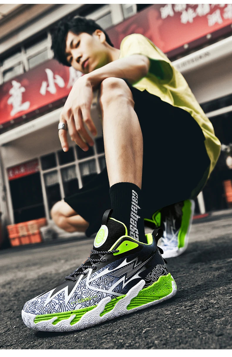 Scarpe Da Basket Professionali Da Uomo Per Allenamento Di Alta Qualità Imbottite E Impermeabili Da Campo Unisex