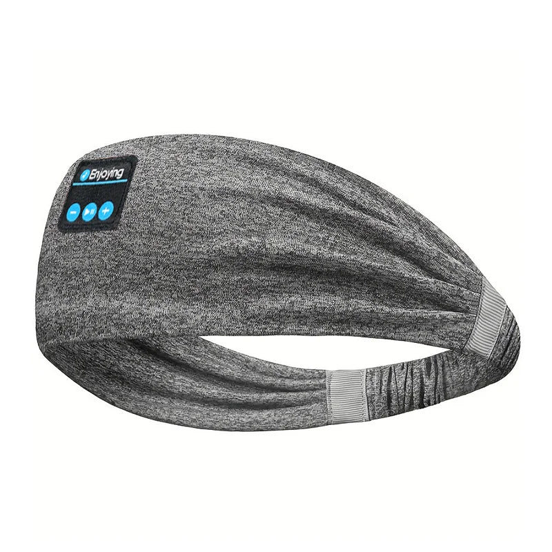 Fascia Sportiva Con Cuffie Bluetooth Senza Fili Per Musica Dormire Maschera Per Gli Occhi E Yoga Capelli Morbidi