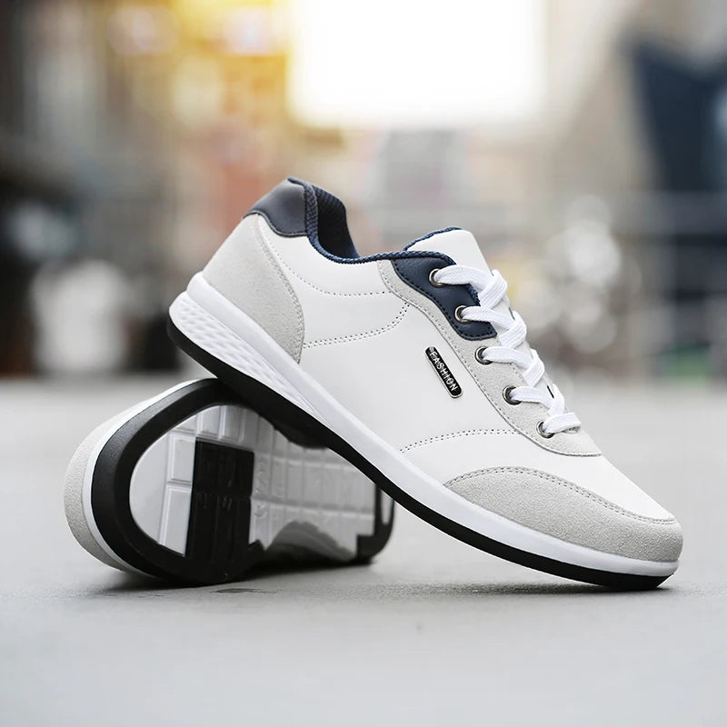 Scarpe Da Uomo Impermeabili Primavera Autunno Scarpe Da Ginnastica Da Passeggio In Pelle Antiscivolo Per Tempo Libero