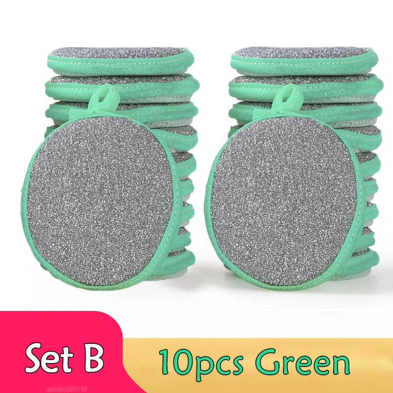 Set Spugne Doppio Lato Per Lavare I Piatti 5 10 20 Pezzi Spugne Cucina Per Pulizia Della Casa Utensili Da Cucina