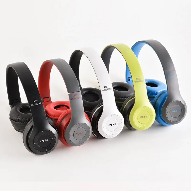 Cuffia Bluetooth 5.0 Pieghevole Senza Fili Hifi Stereo Bass Auricolare Casco per Bambini Regalo con Microfono