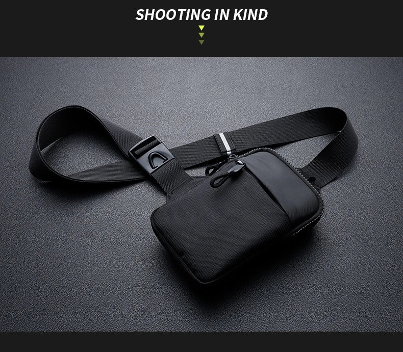 Nuova Borsa Da Petto Unisex Per Tempo Libero Fitness Sport Tracolla Di Grande Capacità