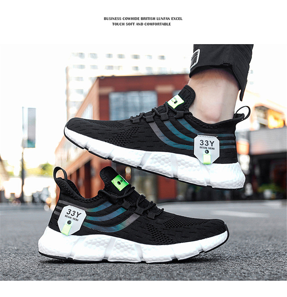 Scarpe Da Ginnastica Da Uomo Unisex Traspiranti Da Corsa Leggere In Maglia Comfort Big Running Scarpe Sportive