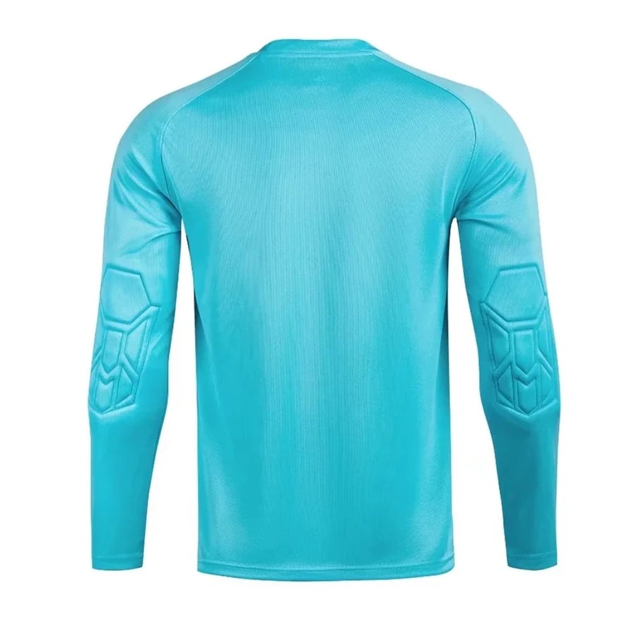 Maglie Da Portiere Da Calcio Uomo Traspirante Con Protezione Del Gomito Stampa Personalizzata Kit Sportivo