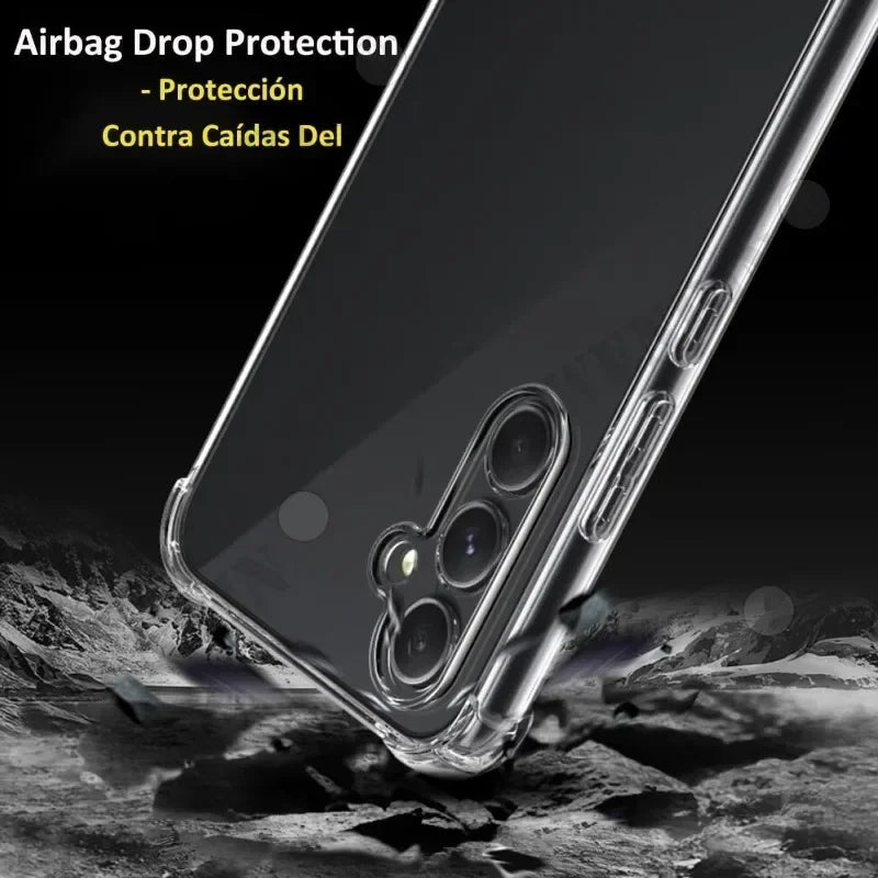 Custodia Antiurto in TPU Trasparente per Samsung Galaxy A56 A55 A36 A35 A16 A15 5G Protezione Antigraffio