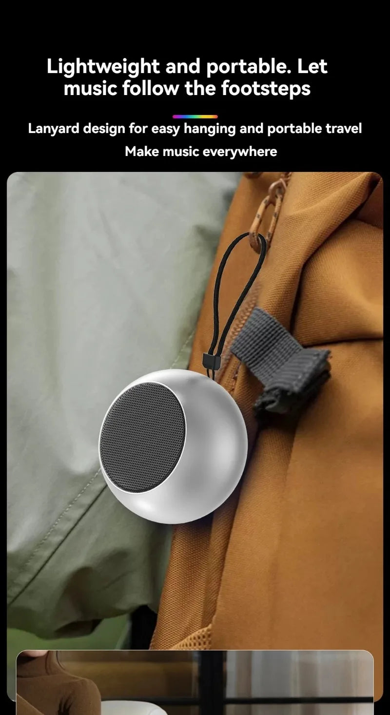 Altoparlante Bluetooth Wireless Portatile Nuovo Subwoofer Robusto In Metallo Per Esterno e Ufficio