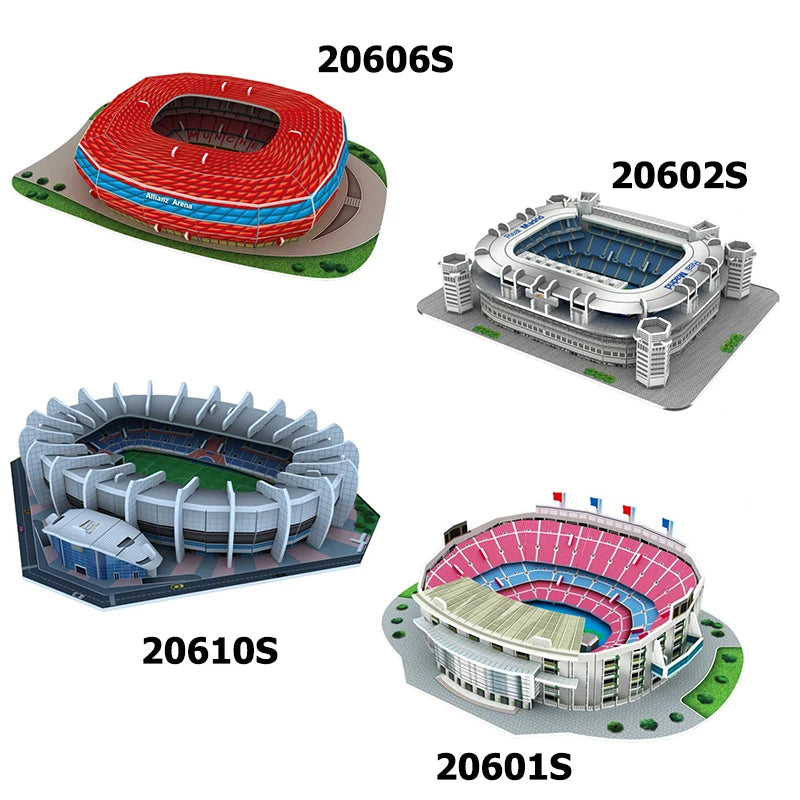 Campo Da Calcio In Miniatura 3D Puzzle Fai Da Te Dei Stadi Famosi Per Fan E Regalo Di Compleanno