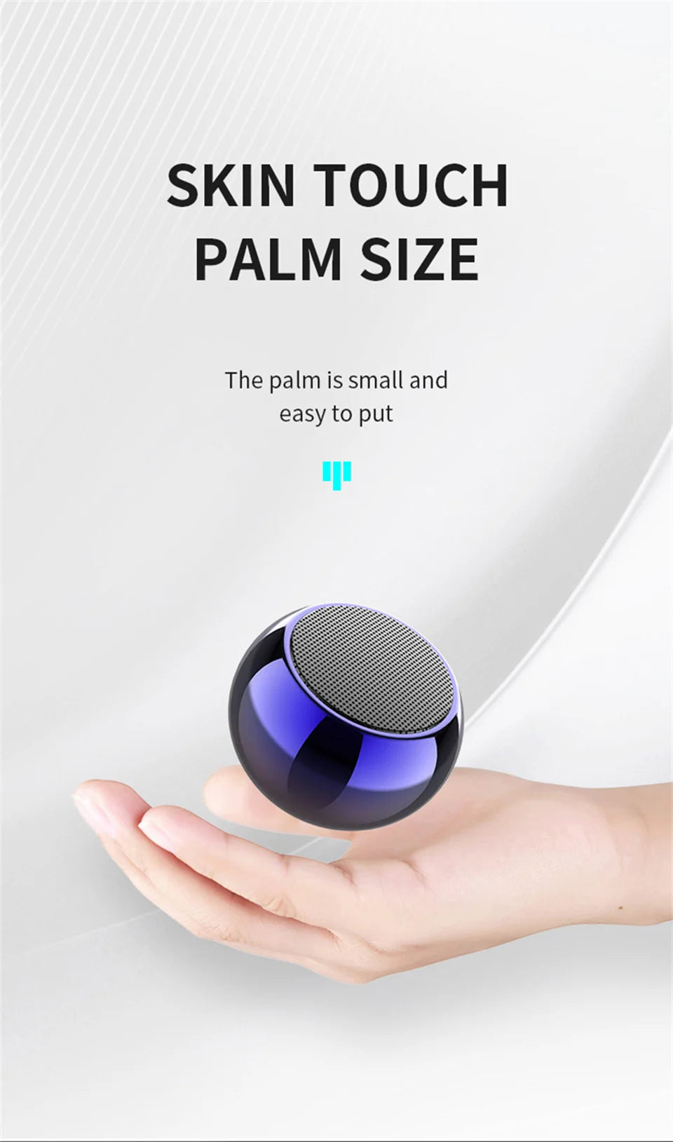 Mini Altoparlante Bluetooth Con Microfono TWS Cassa Di Risonanza Portatile HiFi Per Musica Su Smartphone Tablet Metallo