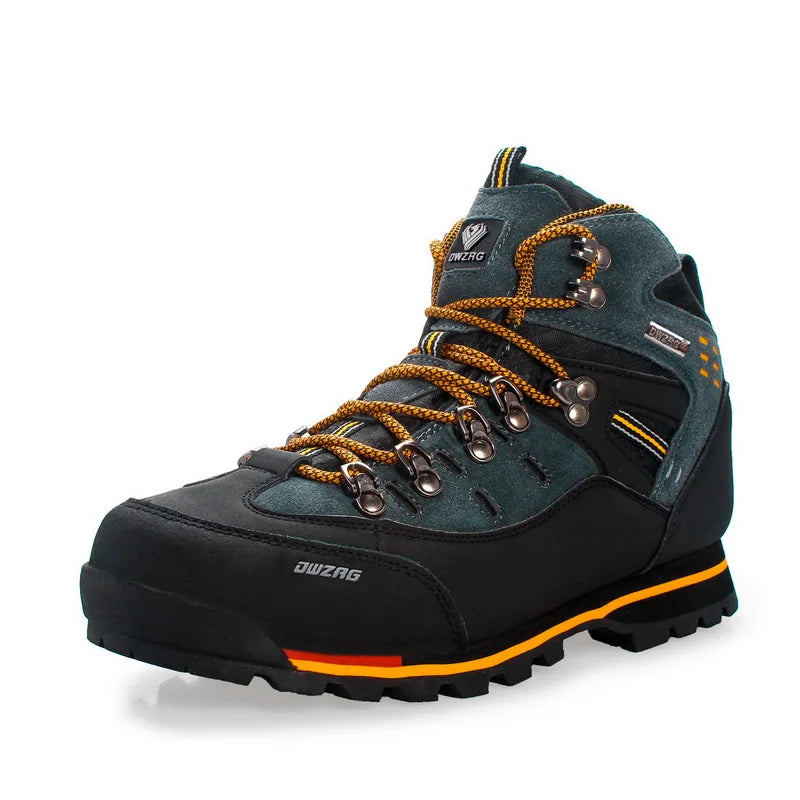 Scarpe Nuove Da Trekking Uomo Impermeabili In Pelle Stivali Invernali Alti Per Esterno Escursionismo Arrampicata E Pesca