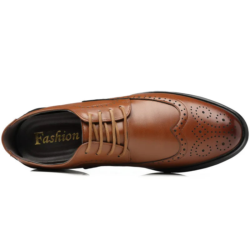 Scarpe Oxford Da Uomo Realizzate A Mano In Vera Pelle Di Vitello Brogue Eleganti Classiche Da Lavoro