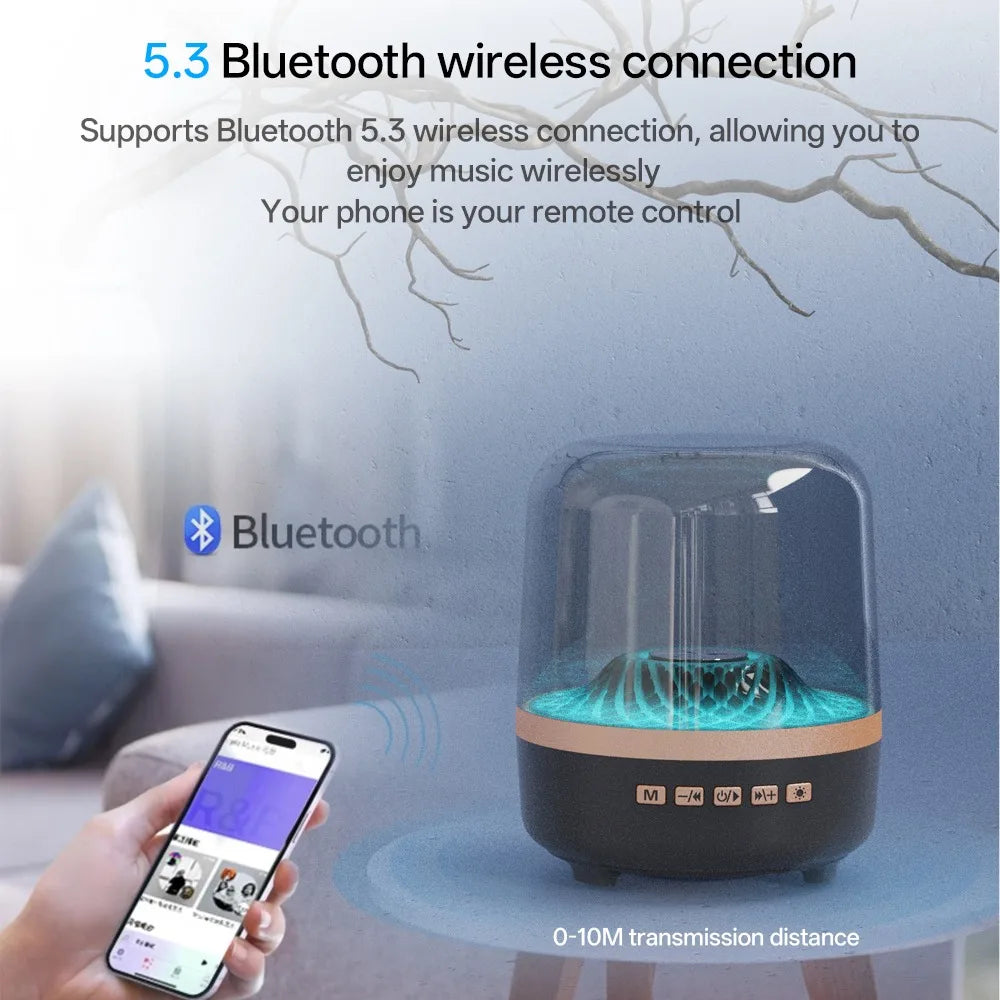 Glaze 5 Subwoofer Bluetooth 5.3 Wireless Soundbar Hi Fi Altoparlante Portatile Per Home Theater