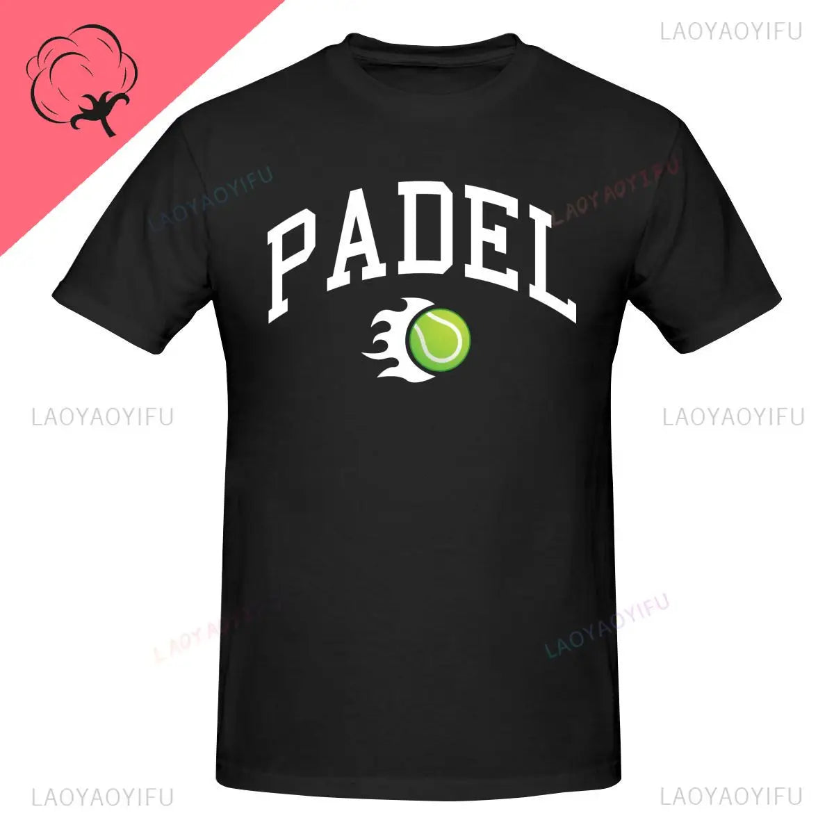 Maglietta Uomo Divertente Perdere A Padel Con Grafica Skull Anime In Cotone Traspirante Premium Estate
