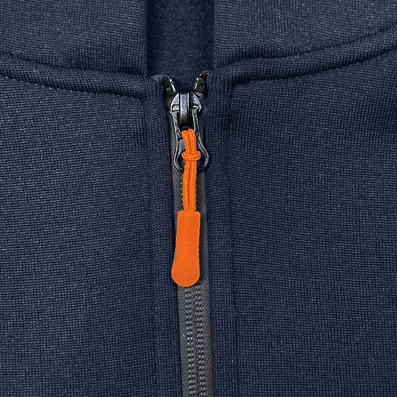 Tuta Sportiva Da Uomo In Pile Per Autunno Inverno Con Zip Tasche Multitasche Abbigliamento Sportivo Casual