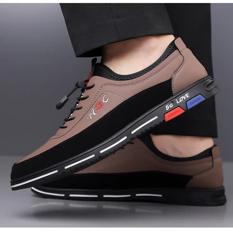 Scarpe Da Uomo Extra Large In Pelle Con Fondo Morbido Primavera Autunno Nuovo Stile 46 47 48 Suola In Gomma Impermeabile