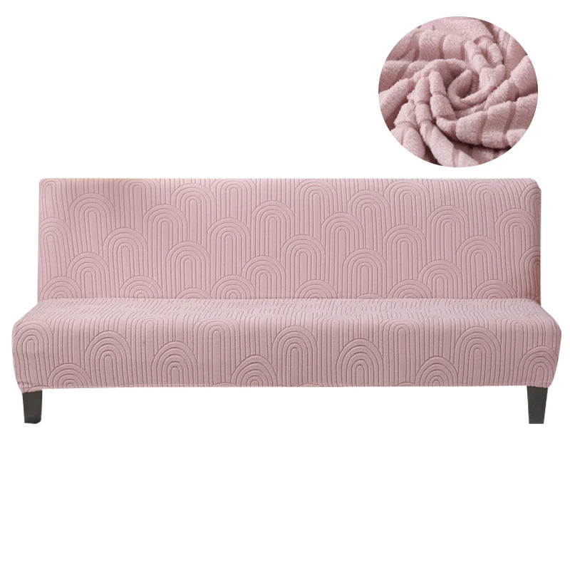 Copridivano Per Divano Letto Jacquard Elasticizzato Senza Braccioli Per Soggiorno E Mobili Pieghevoli
