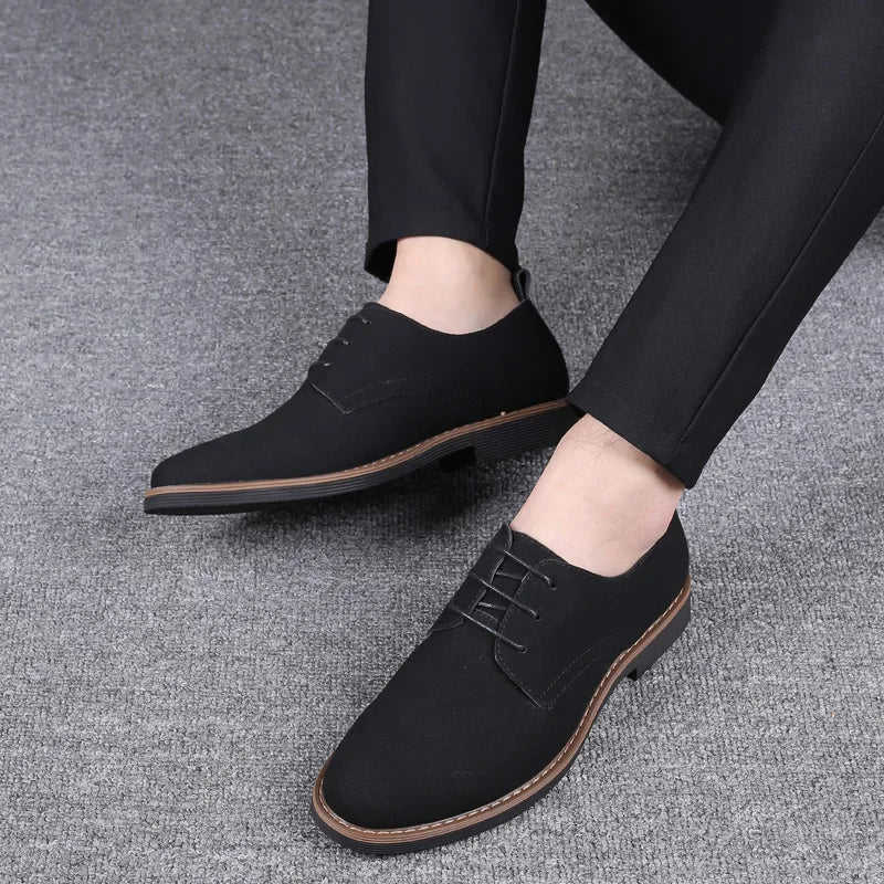 Scarpe Eleganti Da Uomo In Pelle Scamosciata Oxford Derby Classiche Lusso Comfort E Stile Per Ogni Occasione