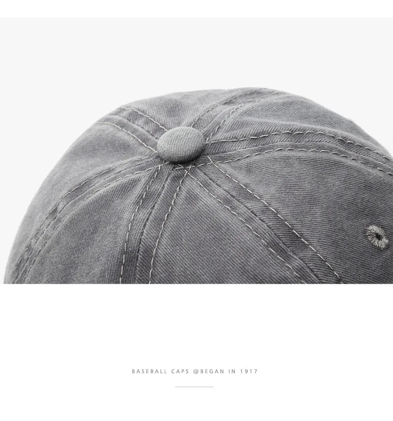 Berretto Da Baseball Unisex Cotone Lavato Con Ricamo Lettere Snapback Estate 2022 Hip Hop Casquette