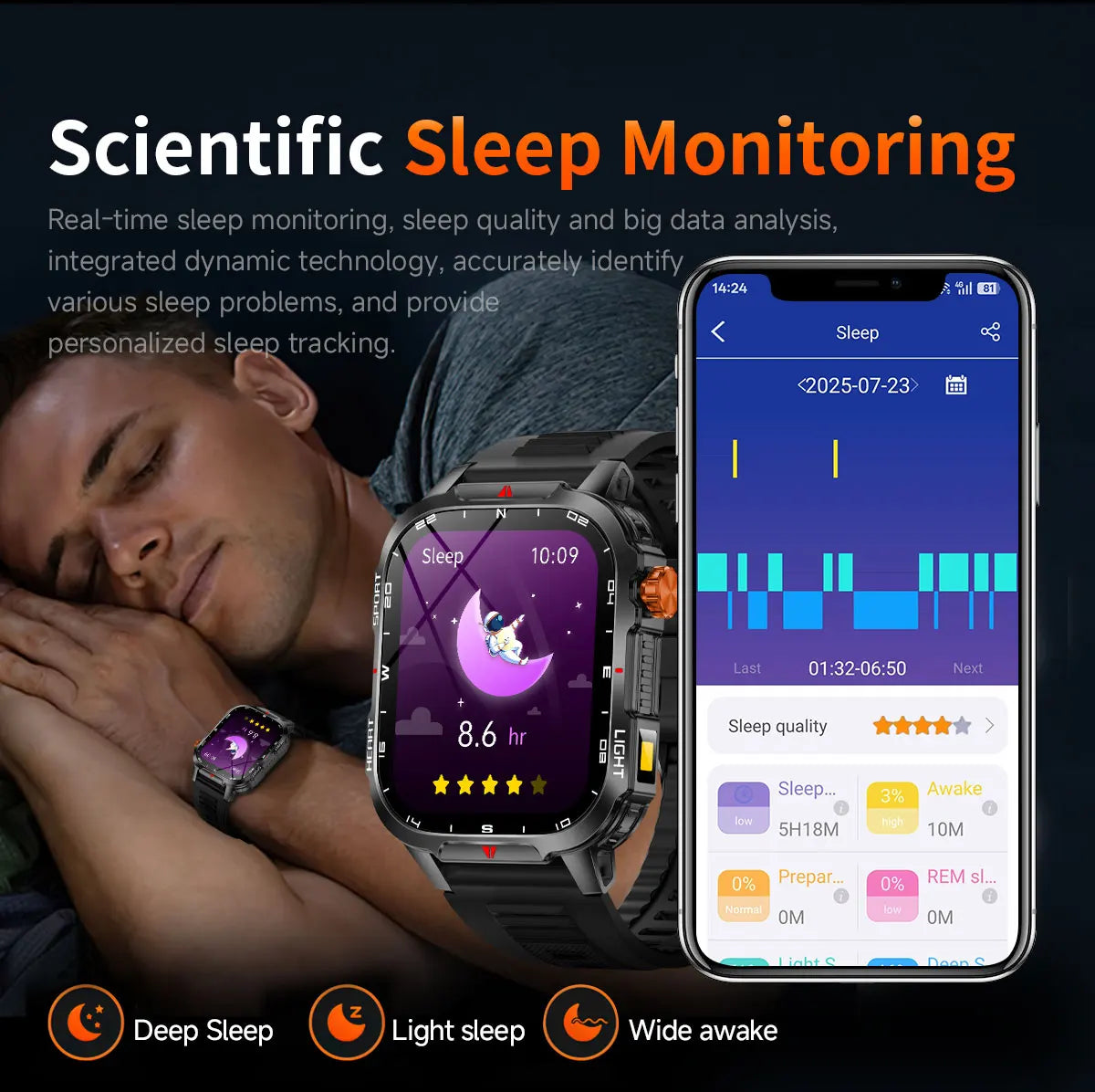 Smartwatch Con Assistente Vocale Schermo HD 2.01 Pollici Chiamata Bluetooth Impermeabile 1100mAh Bussola Esterno
