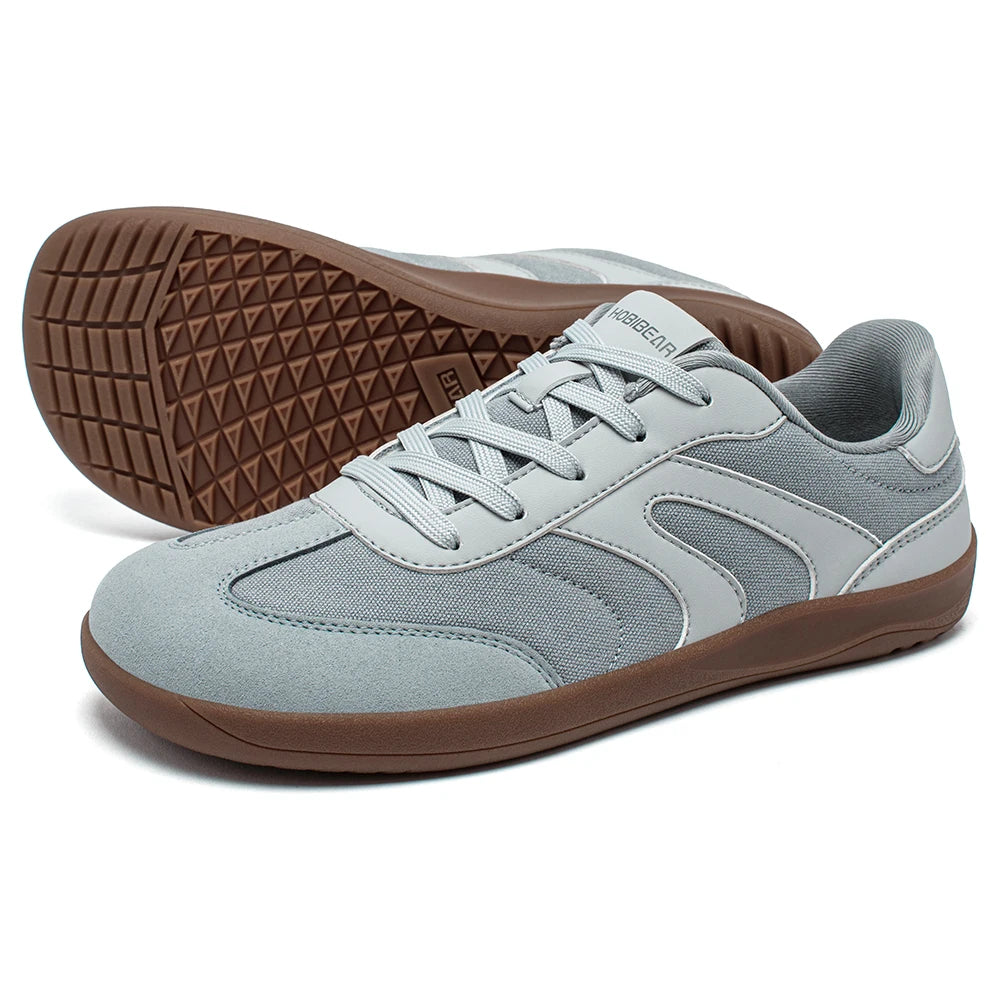 Hobibear Scarpe Da Ginnastica A Punta Larga Barefoot Unisex Zero Drop Minimalista Da Passeggio Con Lacci Antiscivolo