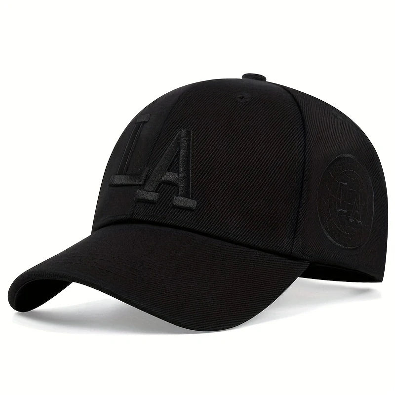 Berretto Baseball Unisex Con Ricamo Lettera LA Cappello Regolabile Per Esterni Protezione Solare Primavera Autunno