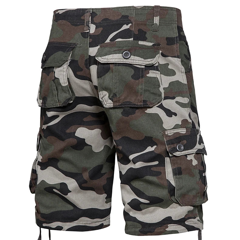 Pantaloncini Mimetici Da Uomo Traspiranti In Cotone Con Tasche Laterali Per Sport All Aperto Pantaloni Corti Estivi
