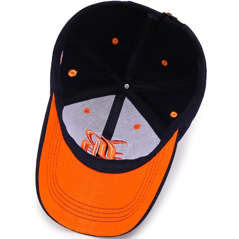 Berretto Baseball Unisex Cotone Estivo con Ricamo Snapback Protezione Solare Adulti