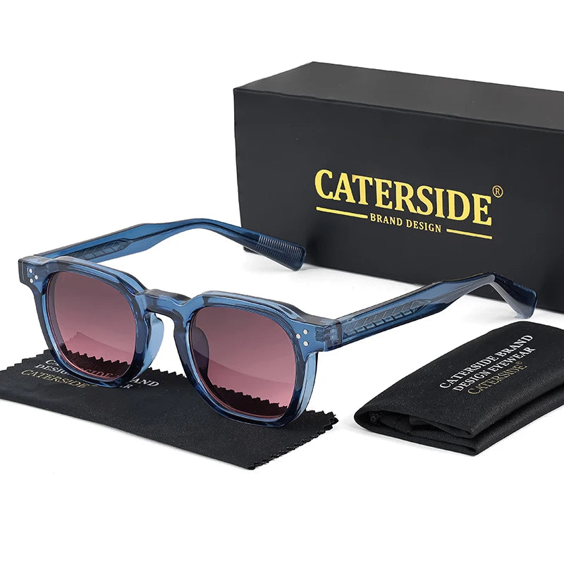 Occhiali da Sole Quadrati Punk Retrò da Uomo e Donna con Montatura Piccola Design Personalizzato Viaggi Feste Regalo
