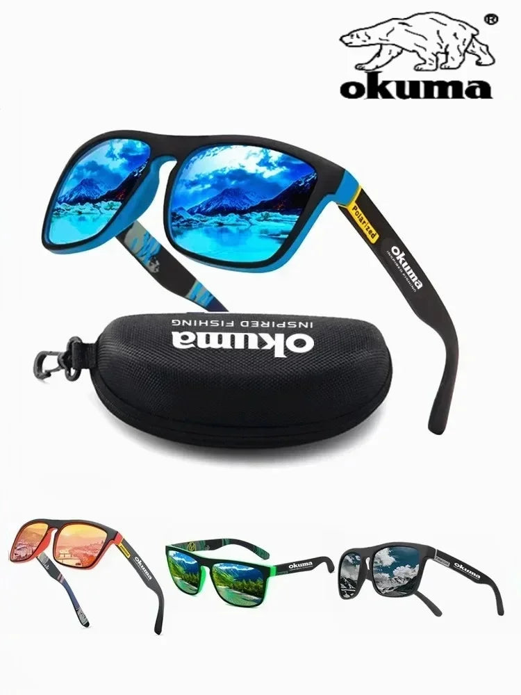 Occhiali Da Sole Polarizzati Okuma UV400 Anti Luce Forte Abbagliamento Per Ciclismo Guida Pesca