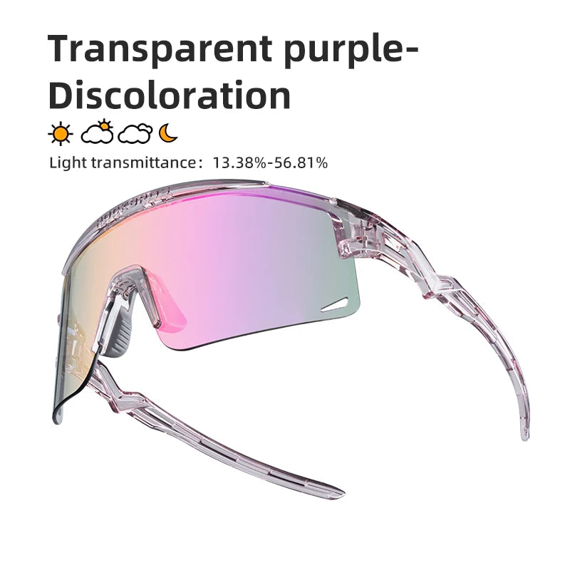 RockBros Occhiali Da Sole Da Ciclismo Ultraleggeri Unisex Con Protezione UV Fotocromatici Antivento Per MTB E Strada