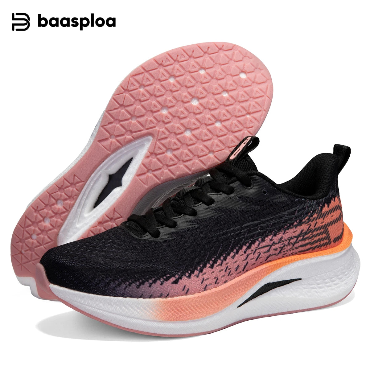 Baasploa Scarpe Da Corsa Donna Con Piastra In Carbonio Reattiva E Ammortizzate Per Esterno Allenamenti Intensivi