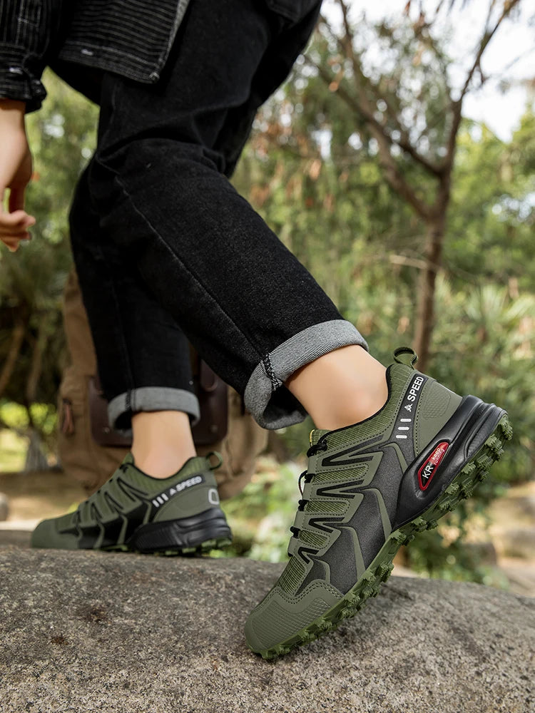 Scarpe Da Trekking Uomo Traspiranti In Rete Antiscivolo Per Terreni Misti All Aperto Resistente All Usura Esterni