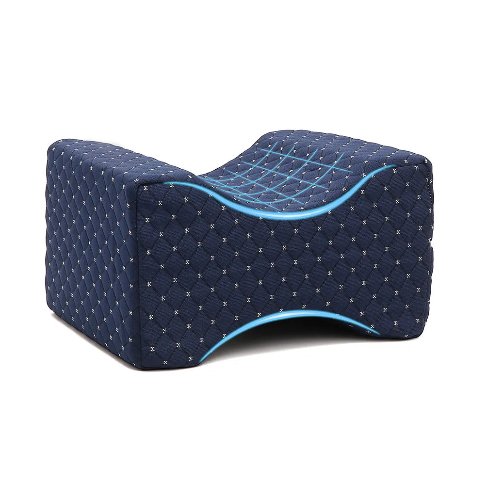 Cuscino Per Ginocchia In Memory Foam Con Cintura Laterale E Fodera Lavabile Per Dormire Comodo