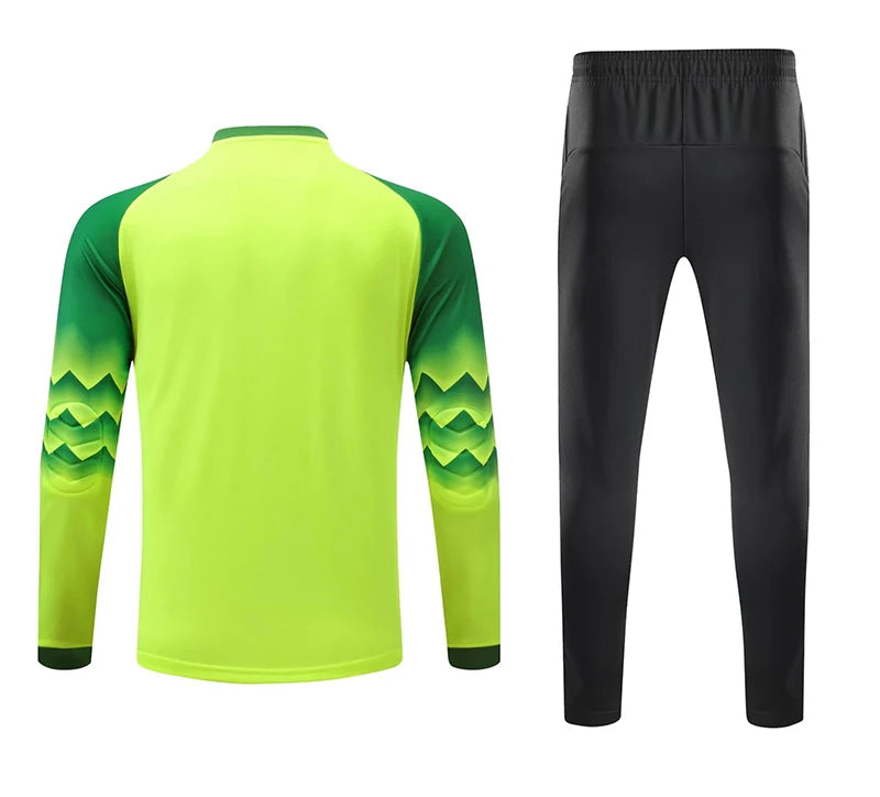 2023 uomo bambino portiere di calcio uniforme spugna protettiva manica lunga allenamento di calcio portiere top maglia da calcio pantaloni personalizzati