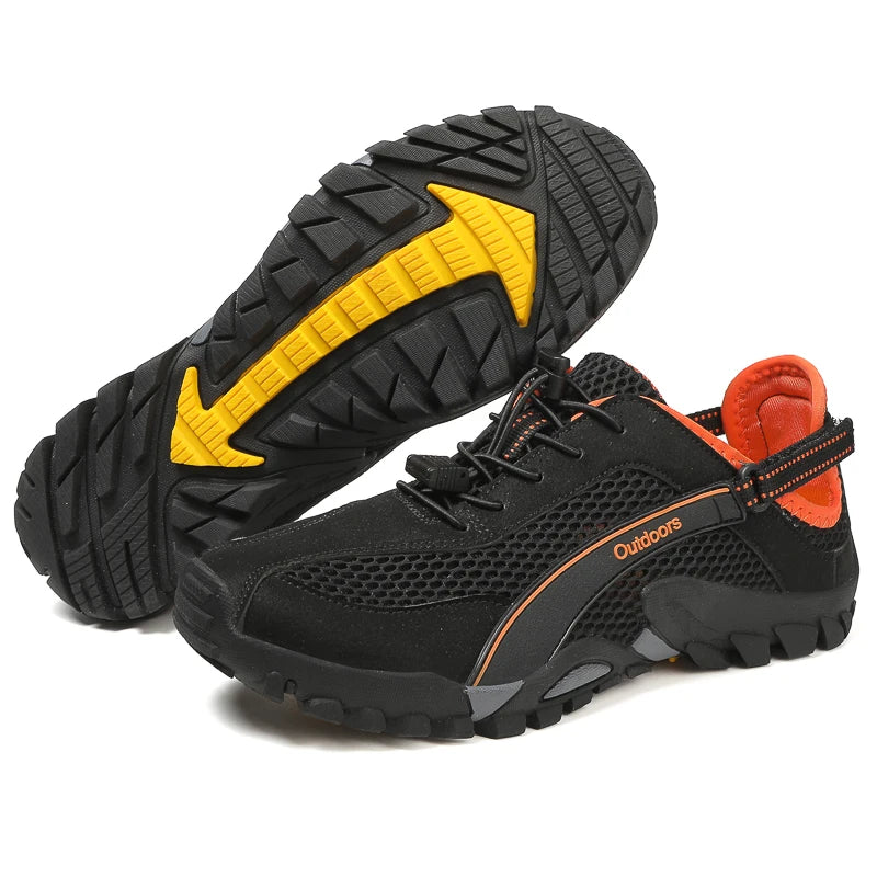 Scarpe Da Acqua Alte Uomo Ad Asciugatura Rapida Traspiranti In Mesh Antiscivolo Per Trekking E Arrampicata Slip On