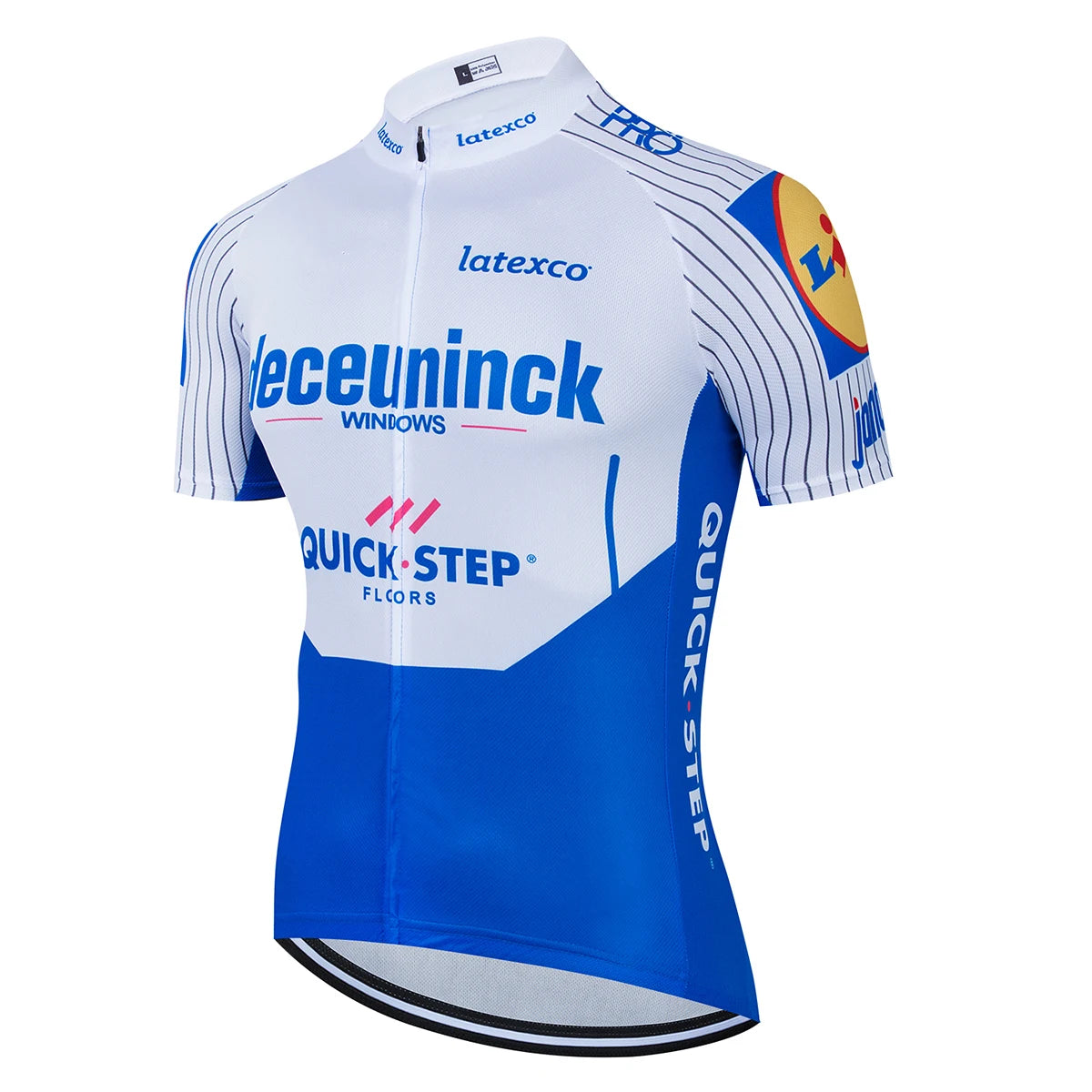 Maglia Ciclismo A Manica Corta Quick Step 2025 Uomo Racing Estiva Per Bicicletta