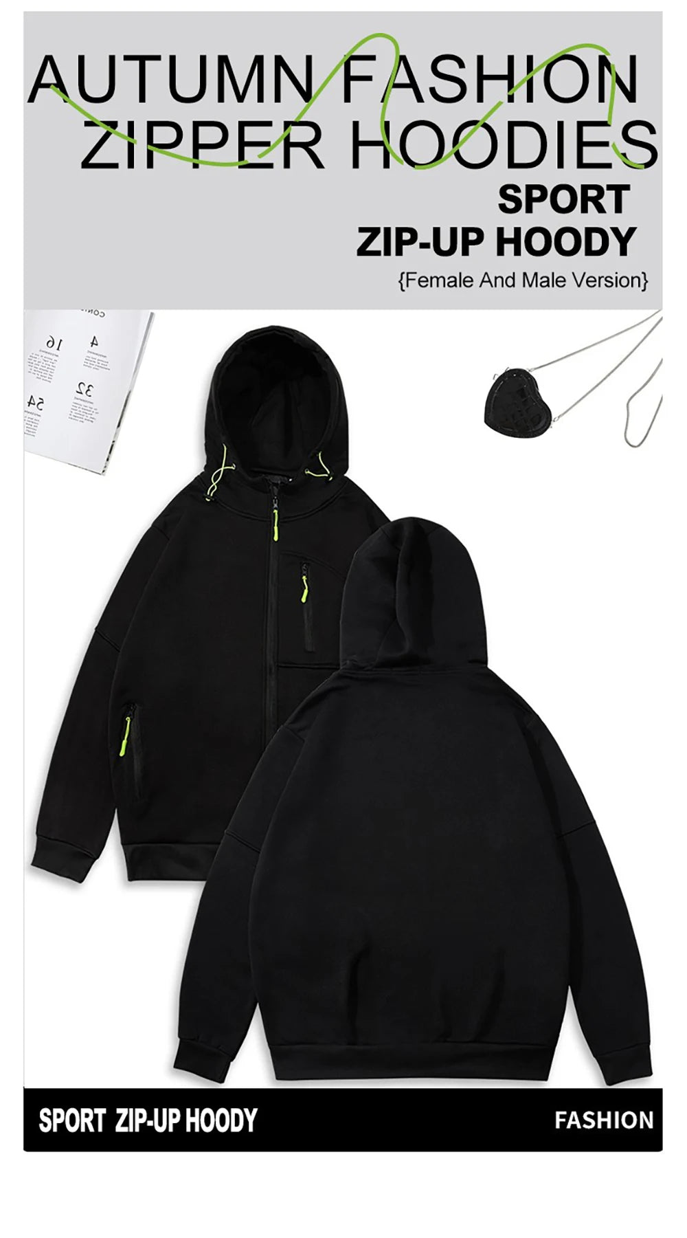 Giacche Con Cerniera Stampate Alfabeto Artistico Marocco Per Uomo Streetwear Autunno Pullover In Pile Casual