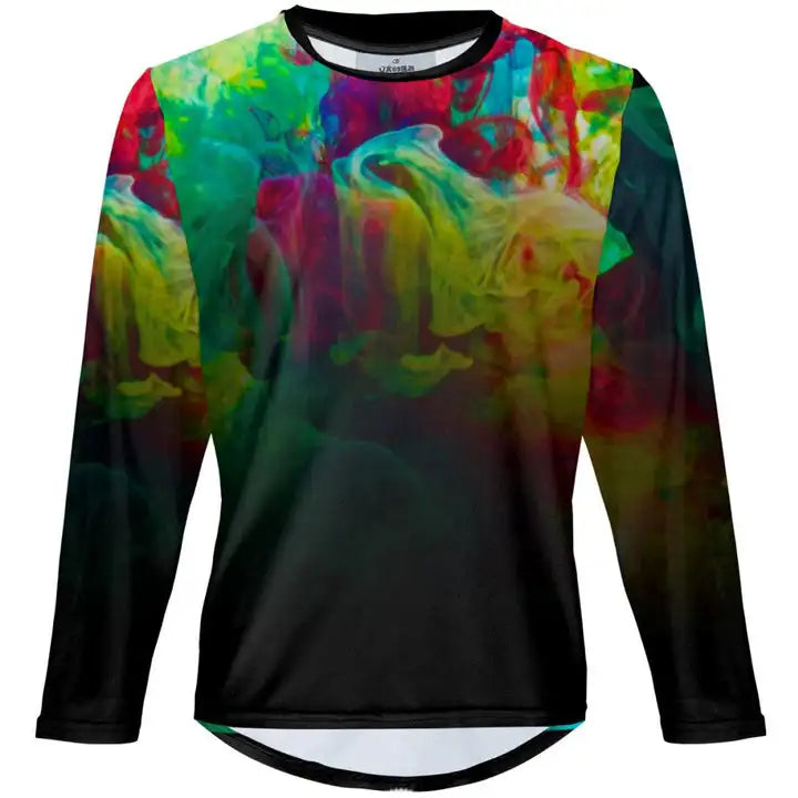 Maglia Da Ciclismo Uomo A Maniche Lunghe Per MTB Fuoristrada Enduro Downhill Abbigliamento Sportivo Per Corse Su Strada