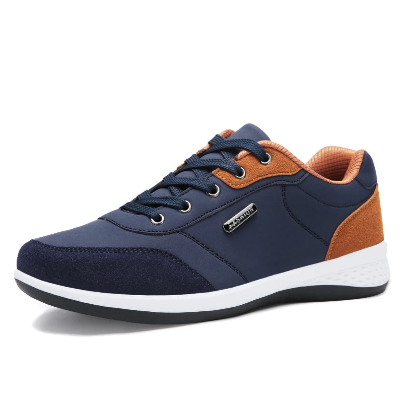 Scarpe Da Uomo Impermeabili Primavera Autunno Scarpe Da Ginnastica Da Passeggio In Pelle Antiscivolo Per Tempo Libero