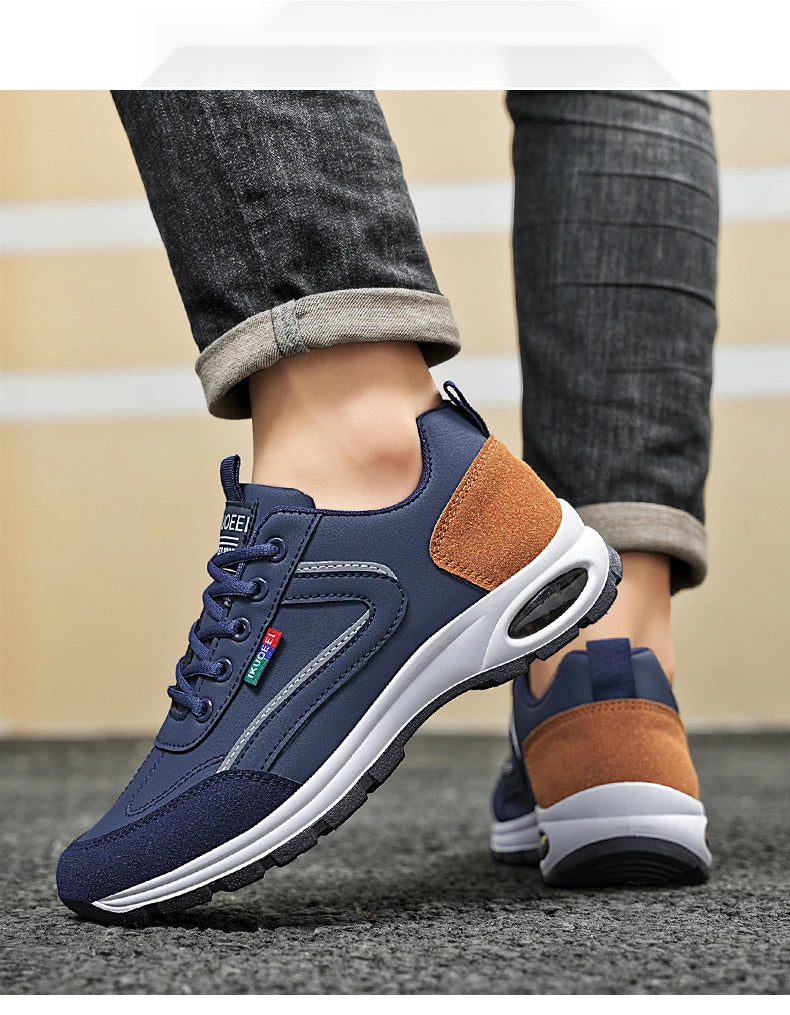 Scarpe Sportive Da Uomo Leggere Traspiranti Antiscivolo In Pelle Scamosciata Eleganti Da Indossare Giorno All Aperto