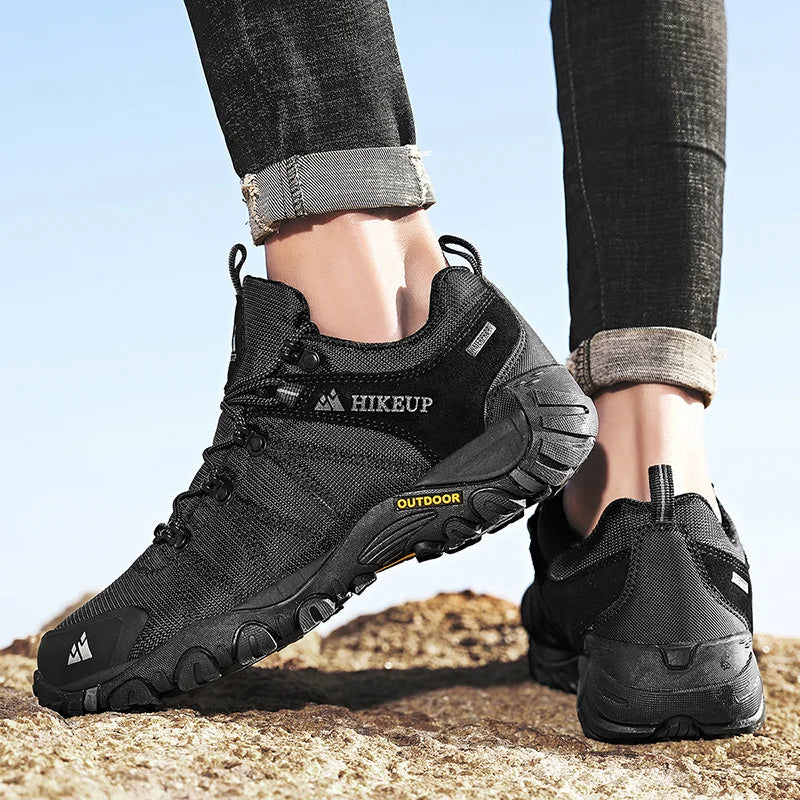 HikeUp Scarpe Da Trekking Da Uomo Antiscivolo Traspiranti Per Esterno Resistente A Spruzzi Da Montagna Per Turismo