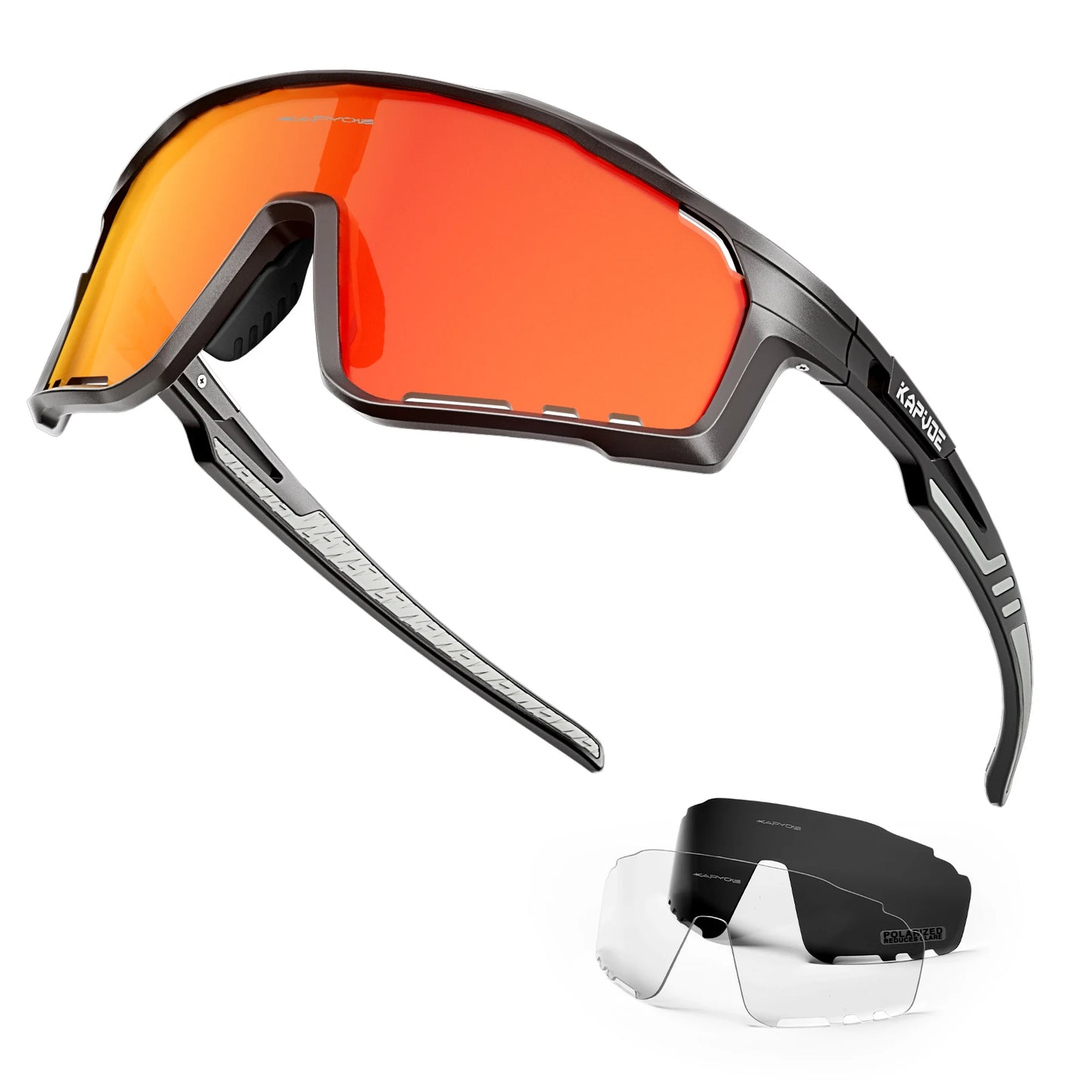 Occhiali Da Ciclismo Polarizzati Kapvoe Da Donna UV400 Occhiali Da Sole Per Bicicletta E Esterno Sport Escursionismo