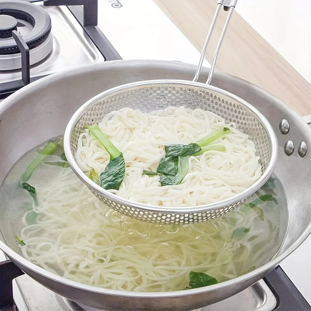 Cucchiaio Per Schiumarola A Maglia Fine In Acciaio Inox Per Colino Spaghetti E Tagliatelle