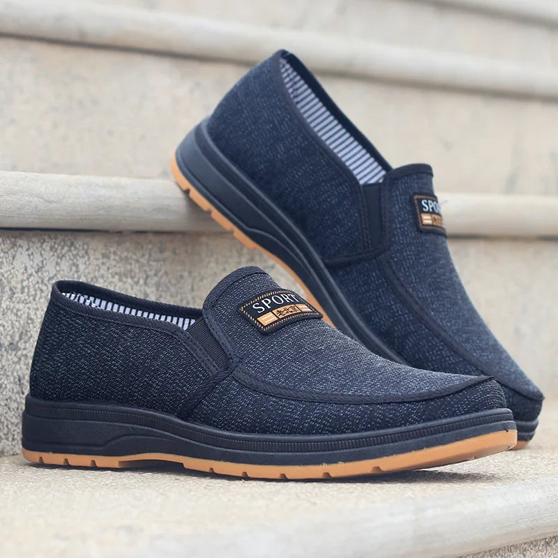 Scarpe Da Ginnastica Estive Da Uomo Traspiranti In Tela Sneaker Casual Piatte Spedizione Gratuita
