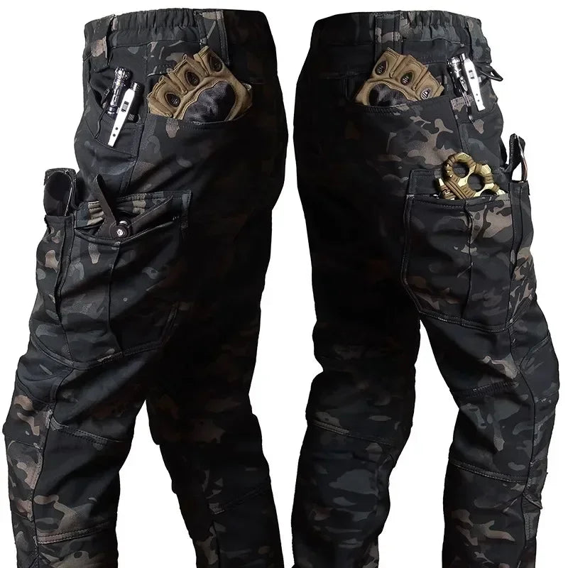 Set Uniformi Tattiche Uomo In Pile Combattimento Tuta Caccia Multicam Mimetica All Aperto Pantaloni Cargo Softair