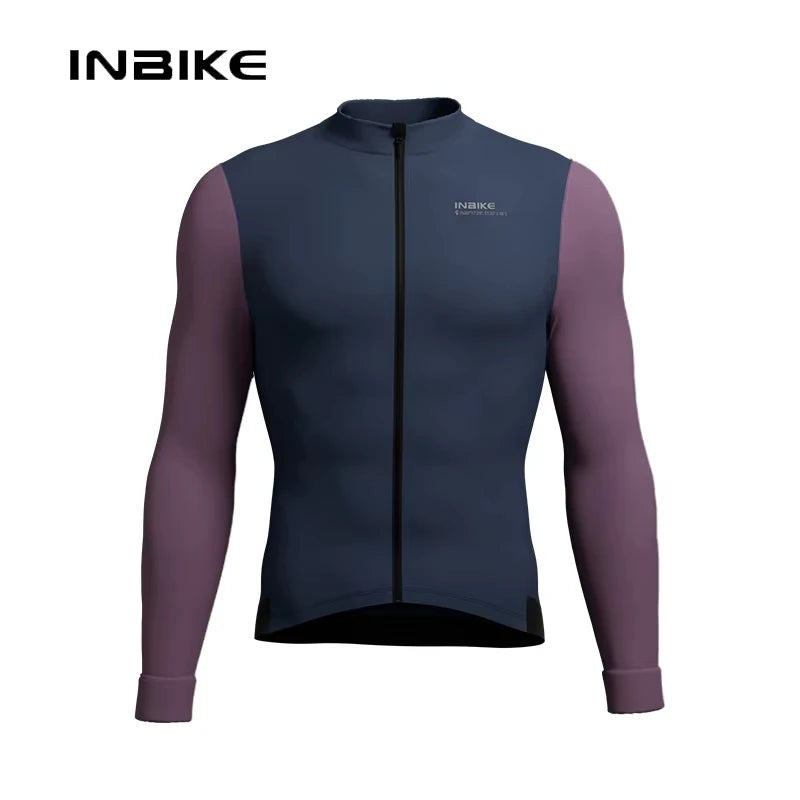 Maglia Da Ciclismo Uomo Slim Fit Invernale Manica Lunga Termica In Pile Con Zip Integrale Per Bici Abbigliamento Freddo