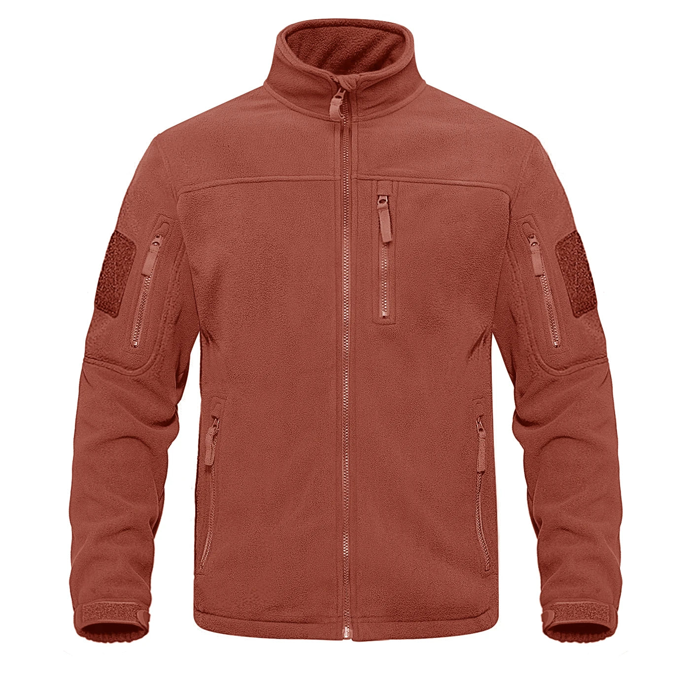 Tacvasen Giacca In Pile Full Zip Verde Da Uomo Con Tasche Con Cerniera Termica Per Lavoro E Escursionismo Outwear