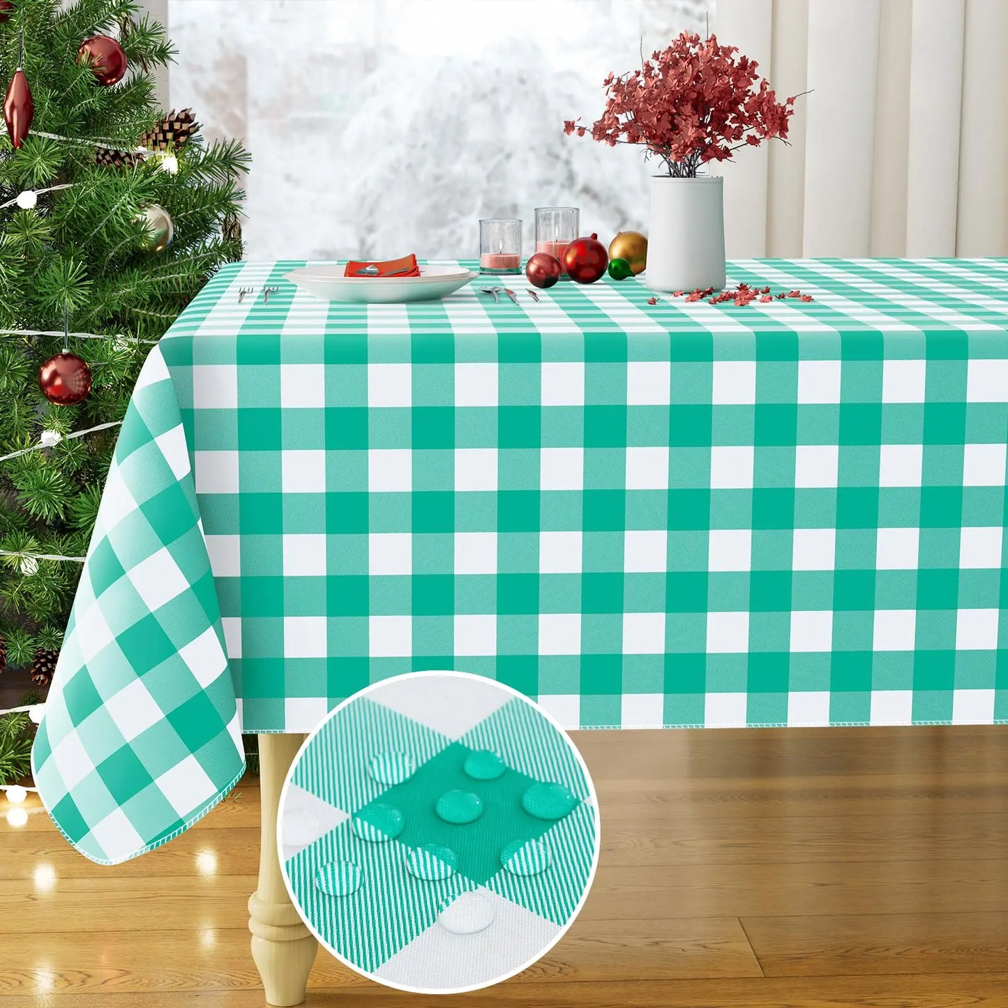 Tovaglia Da Tavolo Rettangolare In Flanella Impermeabile Per Esterno Elasticizzata 60x120 Grigio Per Picnic Campeggio